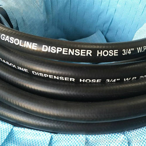 Flexible AntiStatic Gasoline 3/4" Rubber Fuel Dispenser Hose